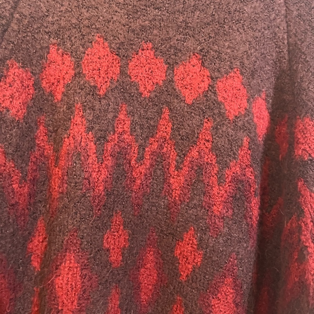 a new day| Deep Burgundy and Red Sweater Women’s XXL - Picture 3 of 4